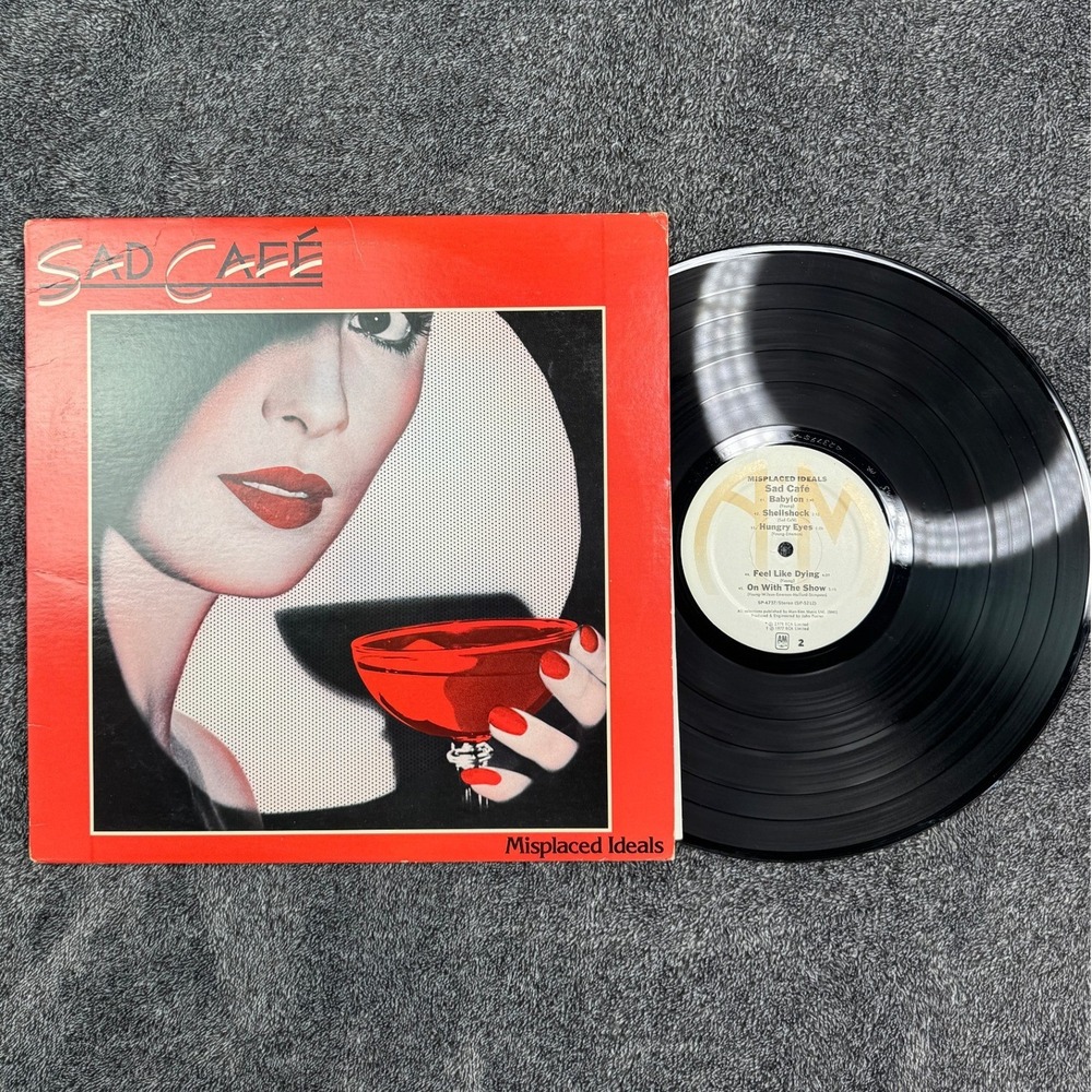 Sad Cafe Misplaced Ideals Vinyl LP 1978 A&M Records SP-4737 Rock Pop Paul Young